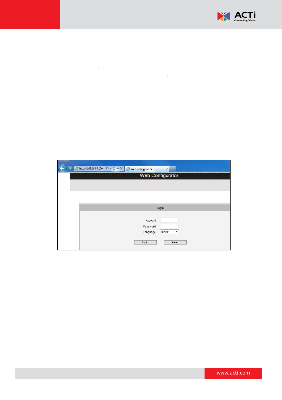ACTi D61 User Manual | Page 32 / 33