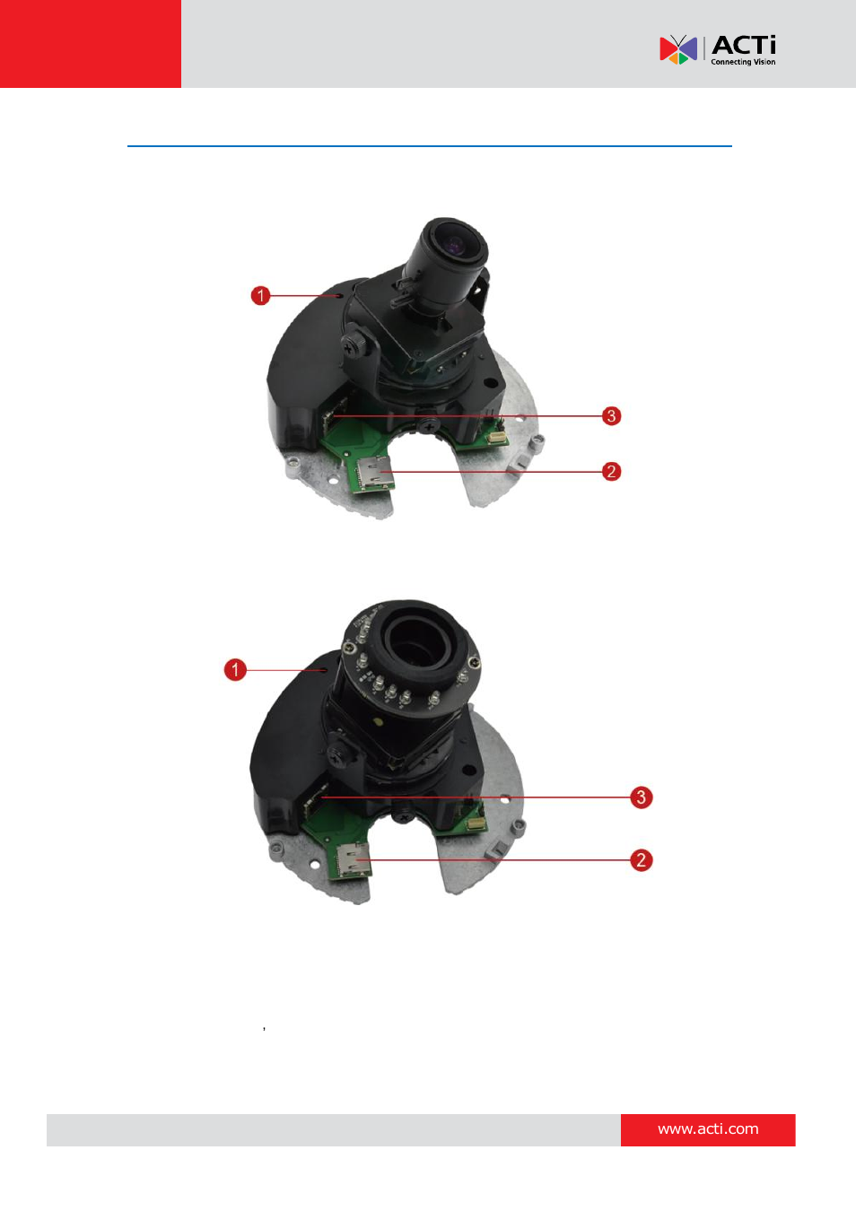 Physical description | ACTi D61 User Manual | Page 9 / 33