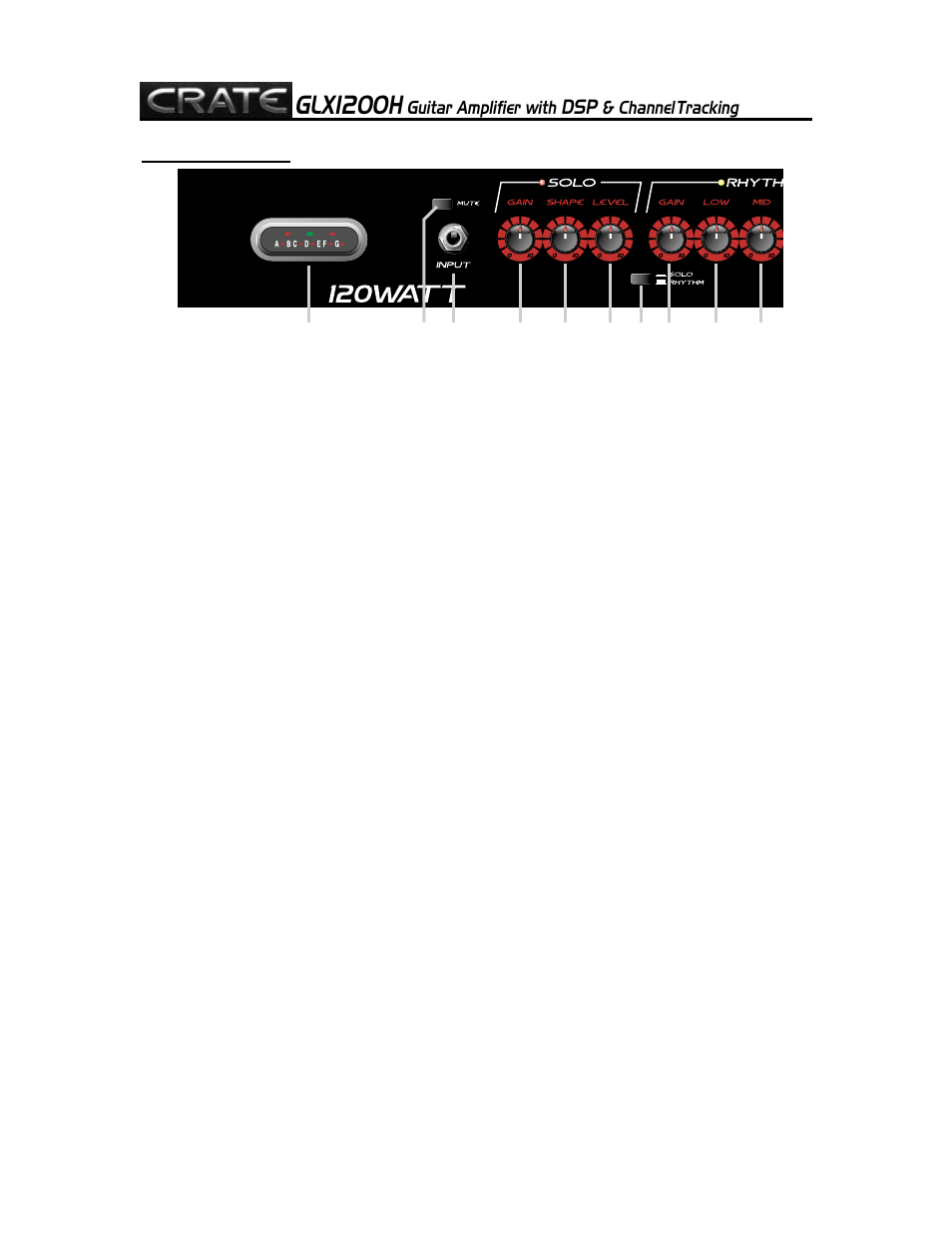 Glx1200h | Crate Amplifiers glx1200h User Manual | Page 4 / 8