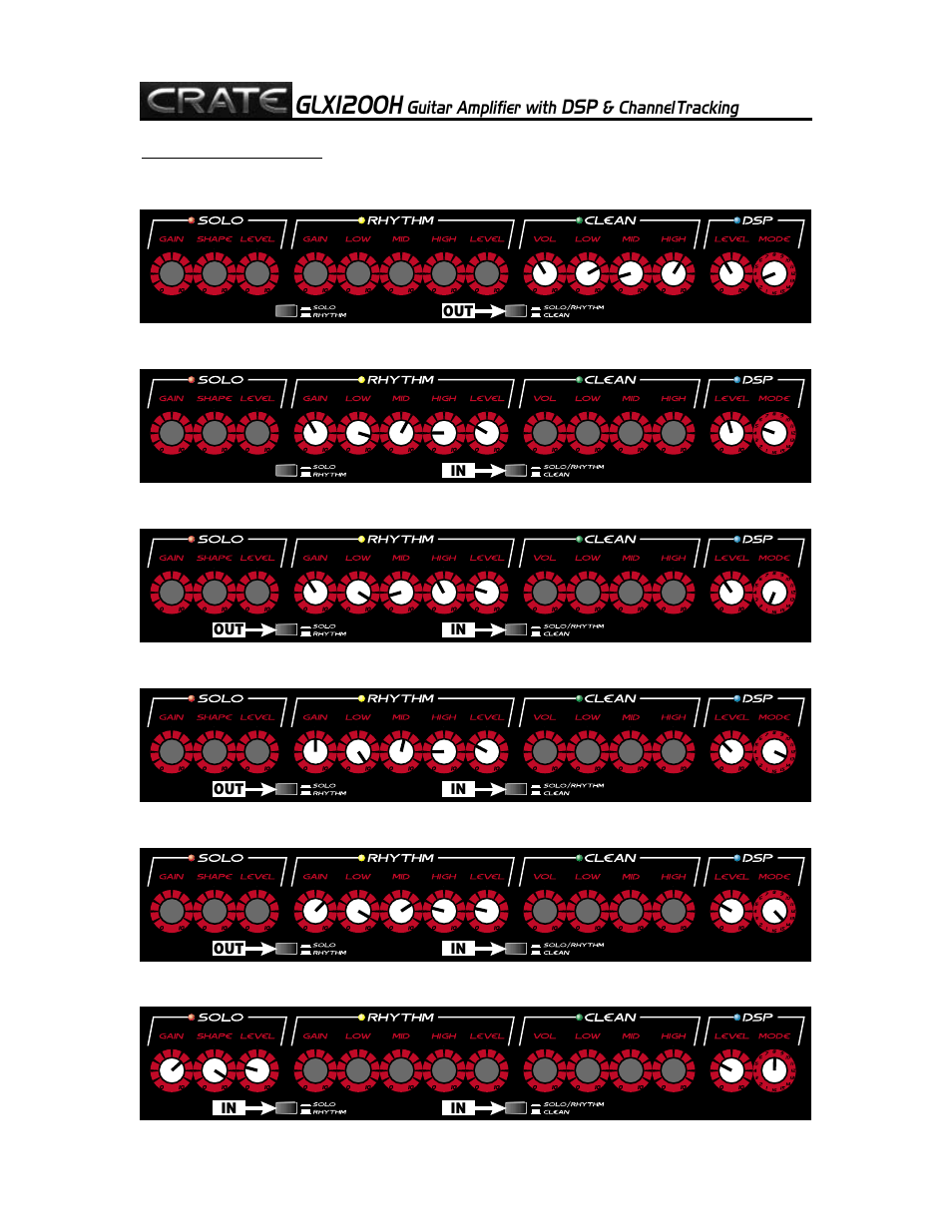 Glx1200h | Crate Amplifiers glx1200h User Manual | Page 6 / 8