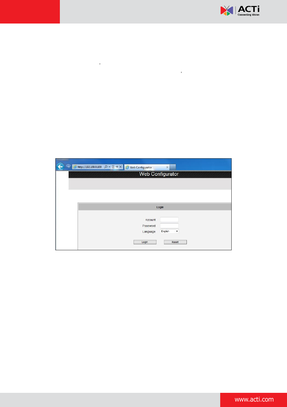 ACTi D11 User Manual | Page 22 / 23