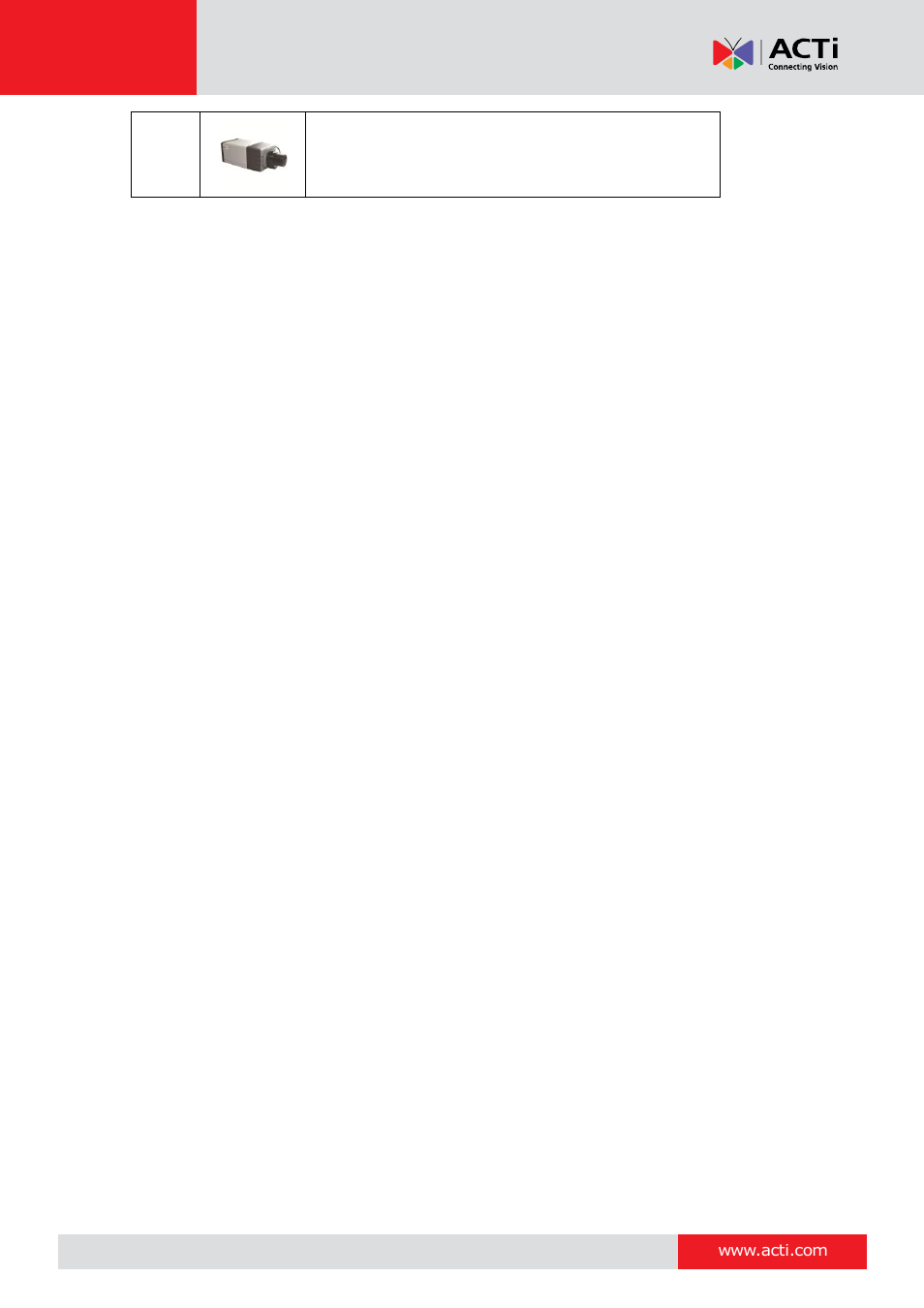 Hardware manual | ACTi D21 User Manual | Page 7 / 19
