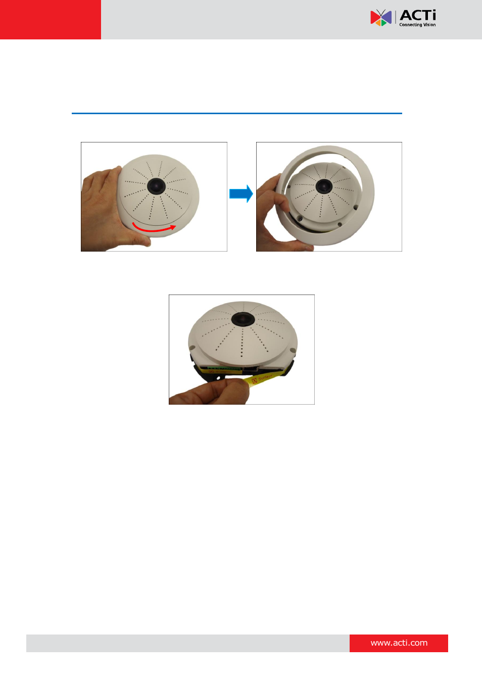 Before installation, Unpack the camera | ACTi KCM-3911 User Manual | Page 9 / 26