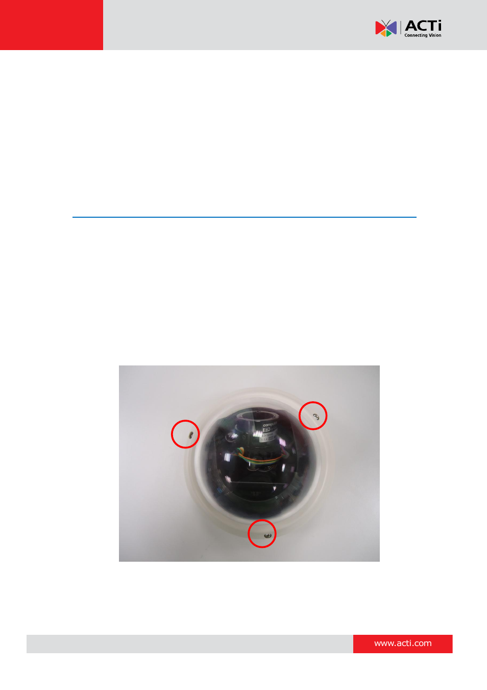 Installation, Method 1: surface installation | ACTi KCM-3311 User Manual | Page 8 / 24