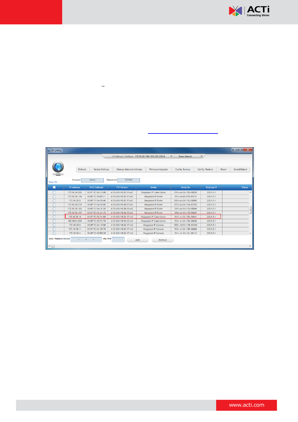 ACTi E11 User Manual | Page 11 / 16