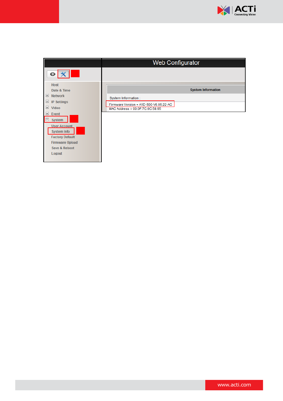 ACTi E11 User Manual | Page 16 / 16