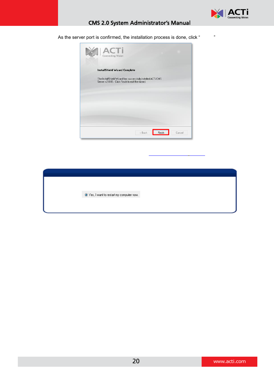 ACTi CMS 2 User Manual | Page 20 / 85