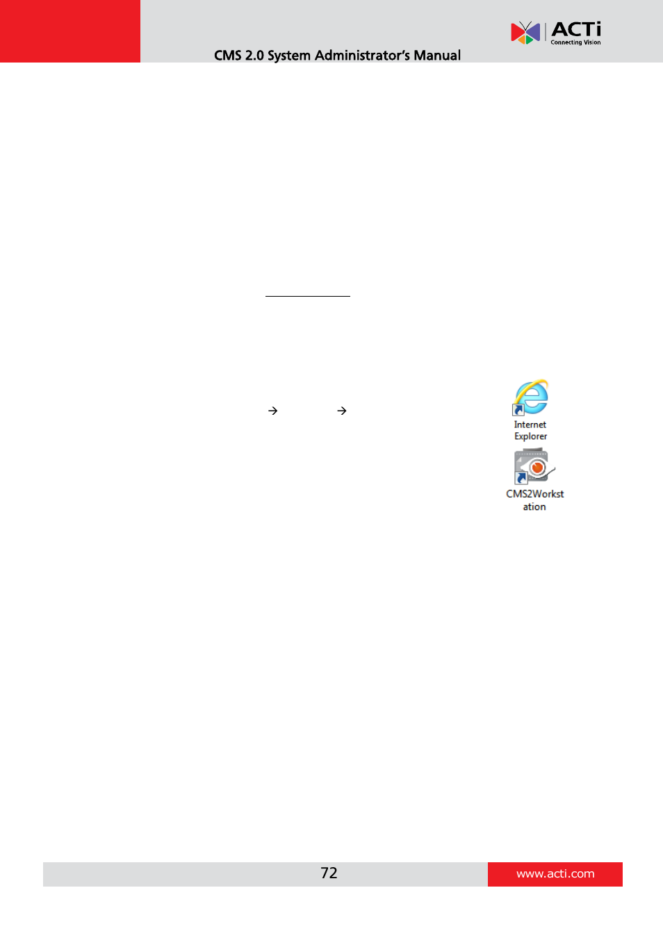 Let windows automatically start up cms live view | ACTi CMS 2 User Manual | Page 72 / 85