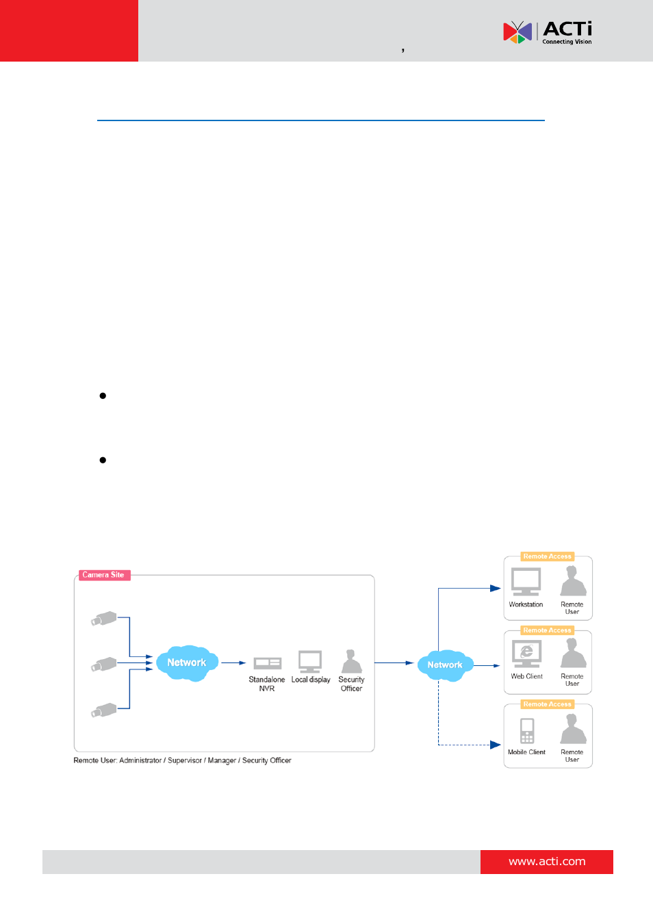 Server / client architecture | ACTi MNR-310 User Manual | Page 14 / 156