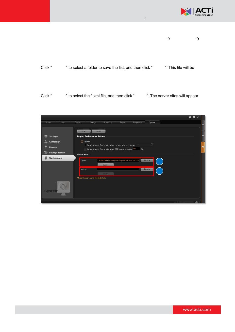 ACTi MNR-310 User Manual | Page 54 / 156