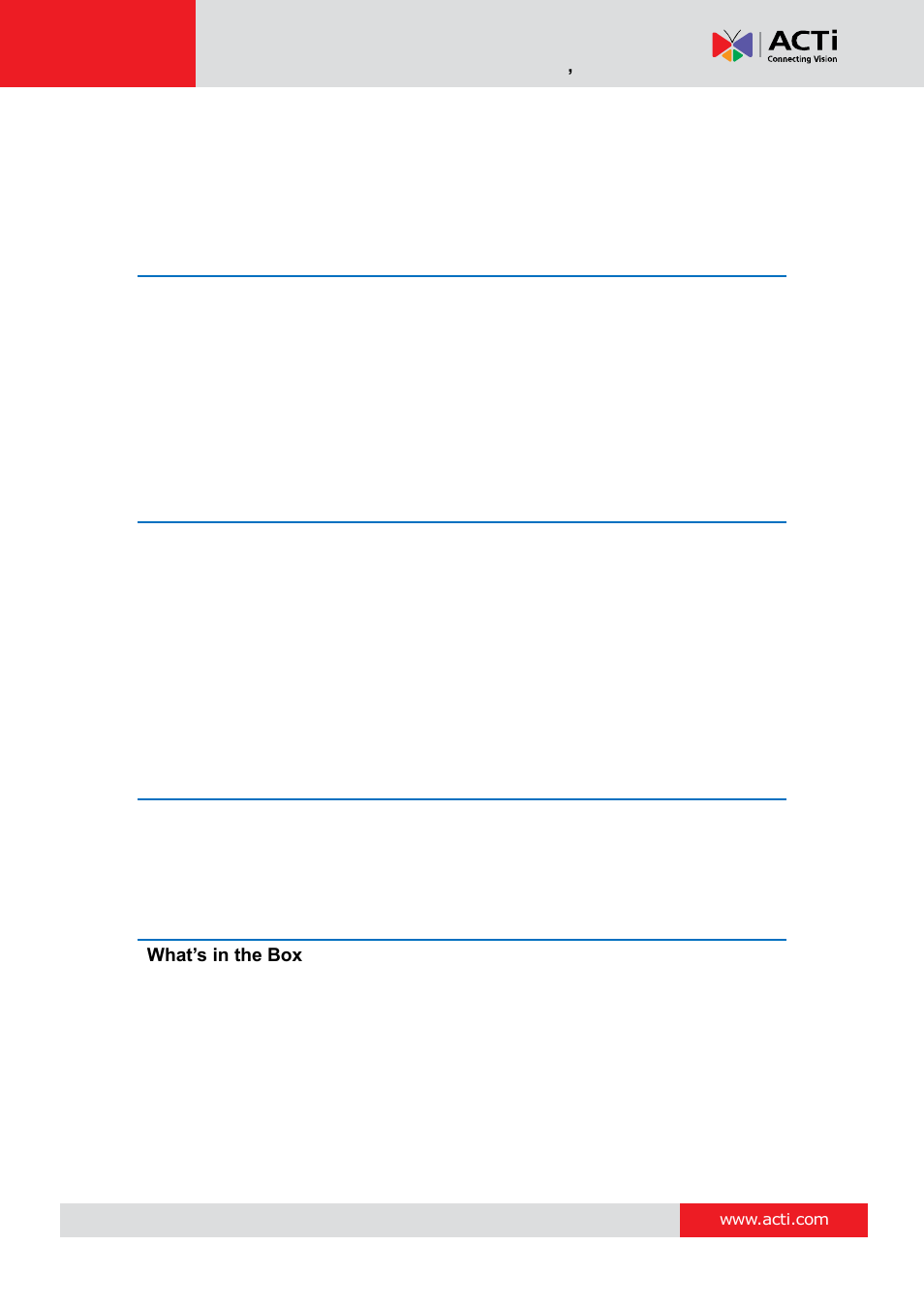 ACTi MNR-310 User Manual | Page 7 / 156