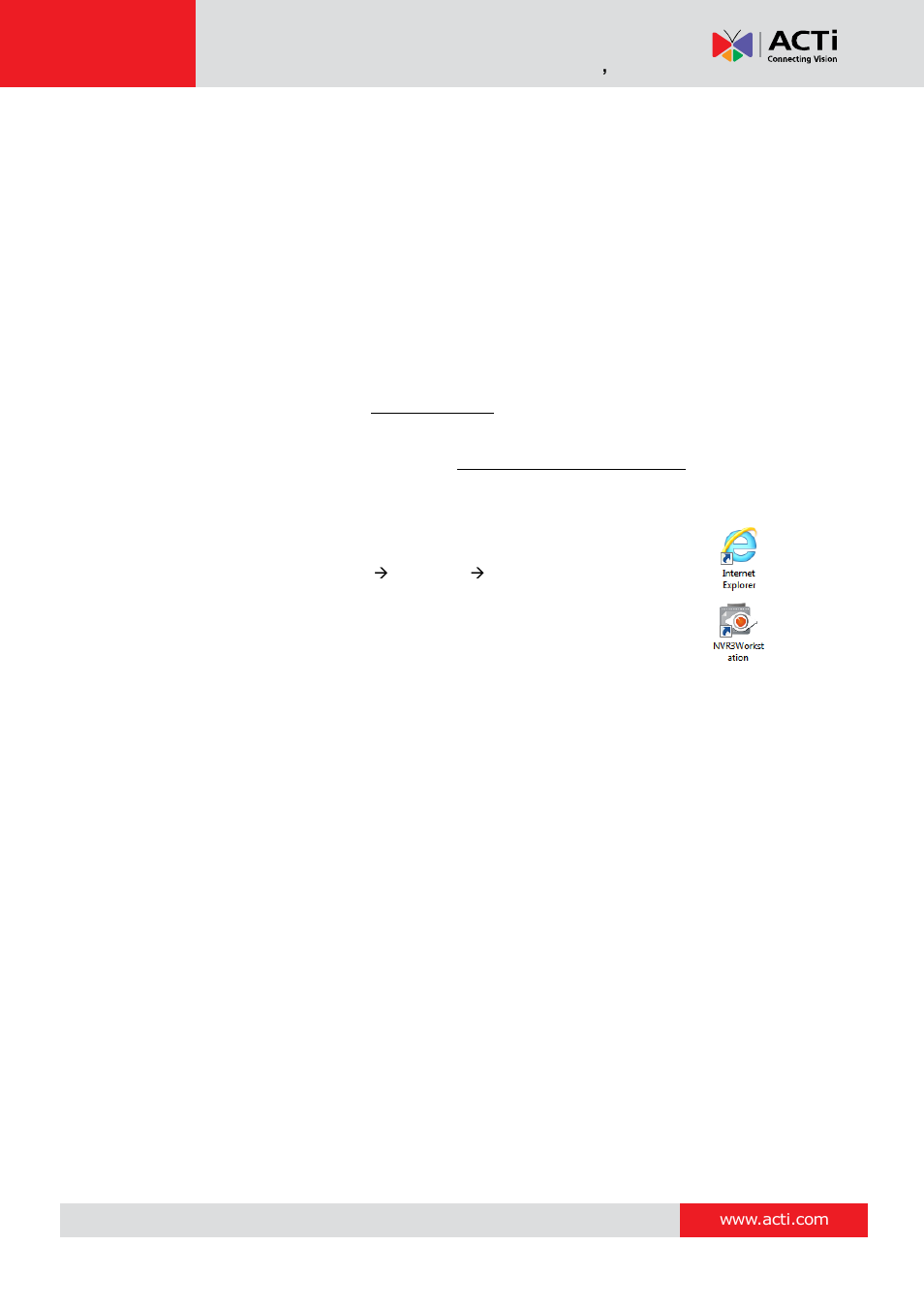 Let windows automatically start with nvr live view | ACTi NVR 3 Corporate User Manual | Page 125 / 149
