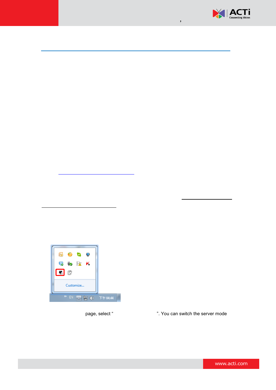 Switch to redundancy storage, License registration | ACTi NVR 3 Corporate User Manual | Page 141 / 149