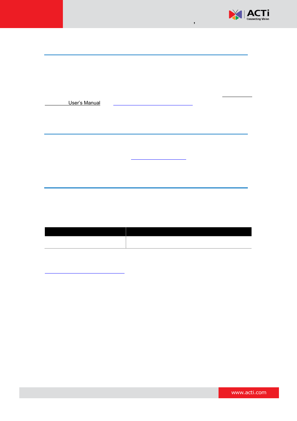 Related documentation, Technical support, System integration | ACTi NVR 3 Corporate User Manual | Page 3 / 149