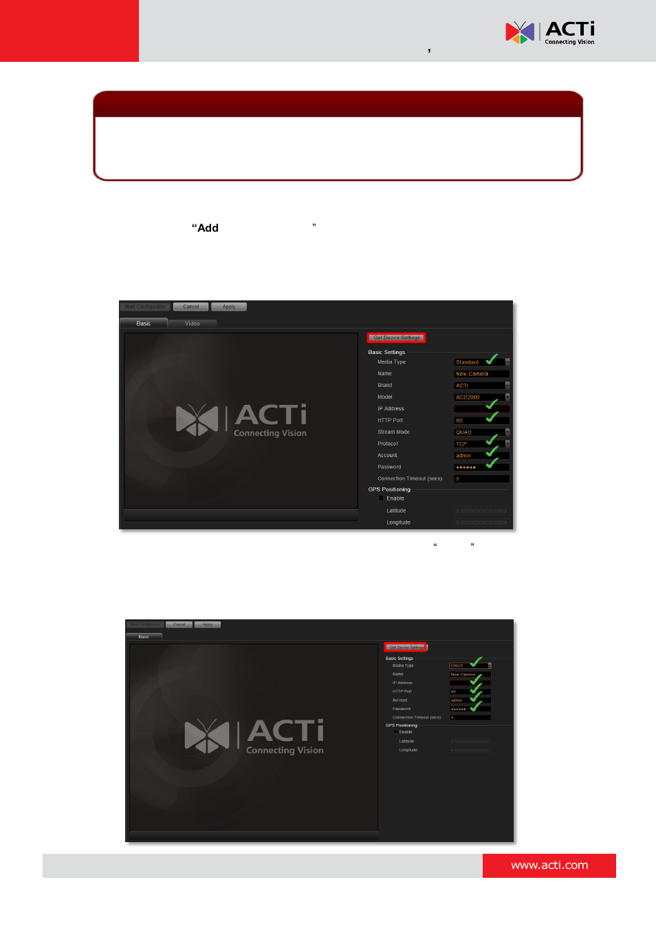 Add cameras on wan or other local area networks, Nvr 3 corporate system administrator ’s manual | ACTi NVR 3 Corporate User Manual | Page 47 / 149