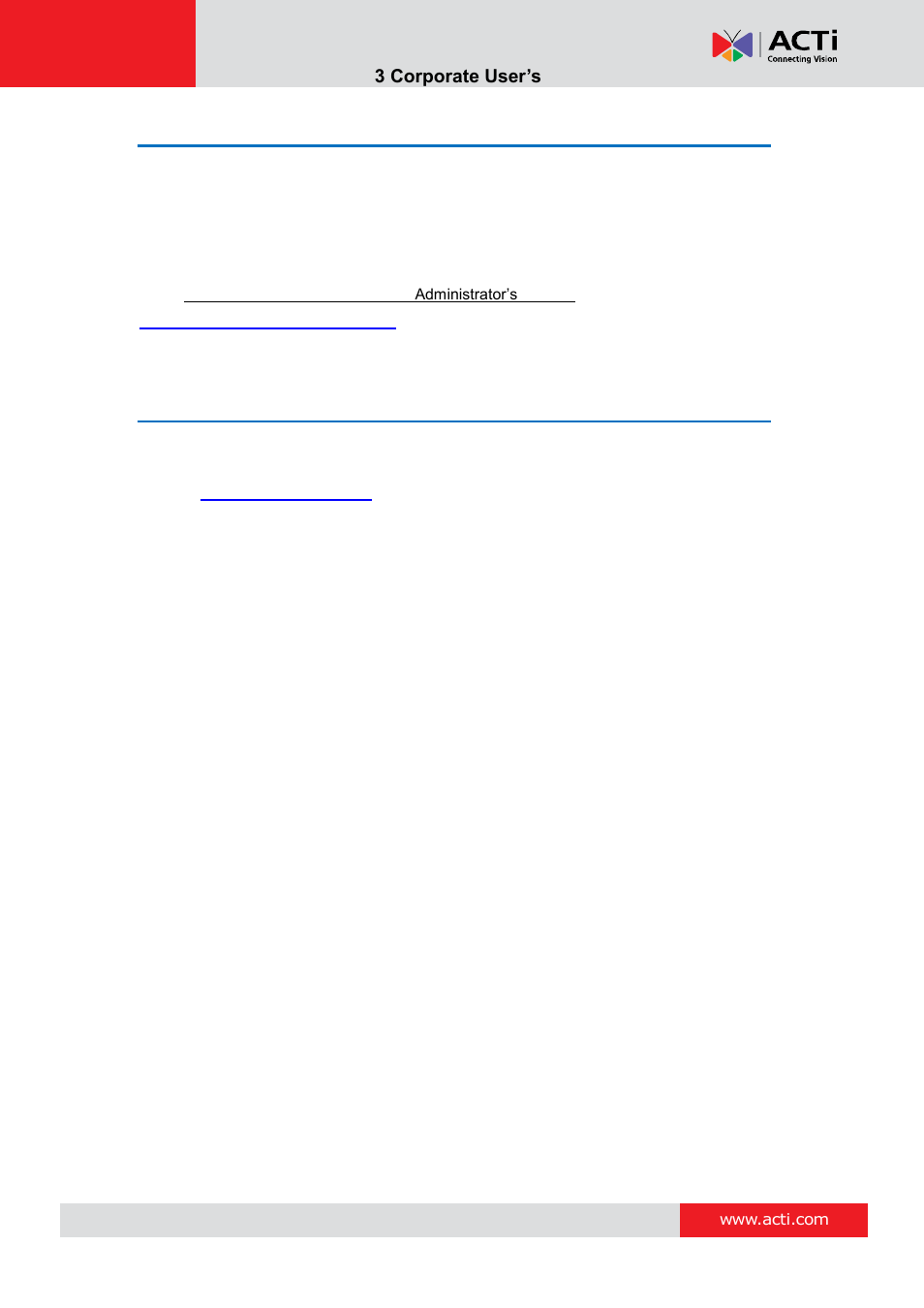 Related documentation, Technical support | ACTi NVR 3 Corporate User Manual | Page 3 / 56