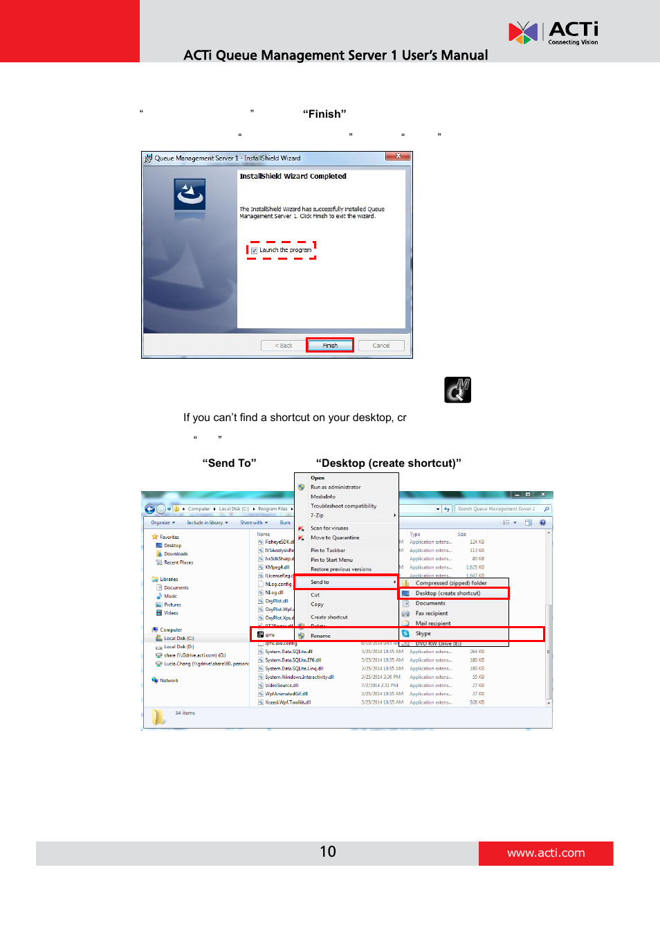 ACTi Queue Management Server 1 User Manual | Page 10 / 46