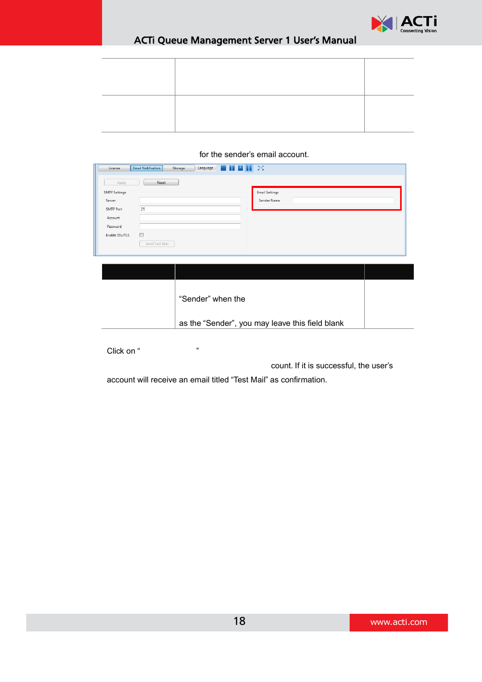 ACTi Queue Management Server 1 User Manual | Page 18 / 46