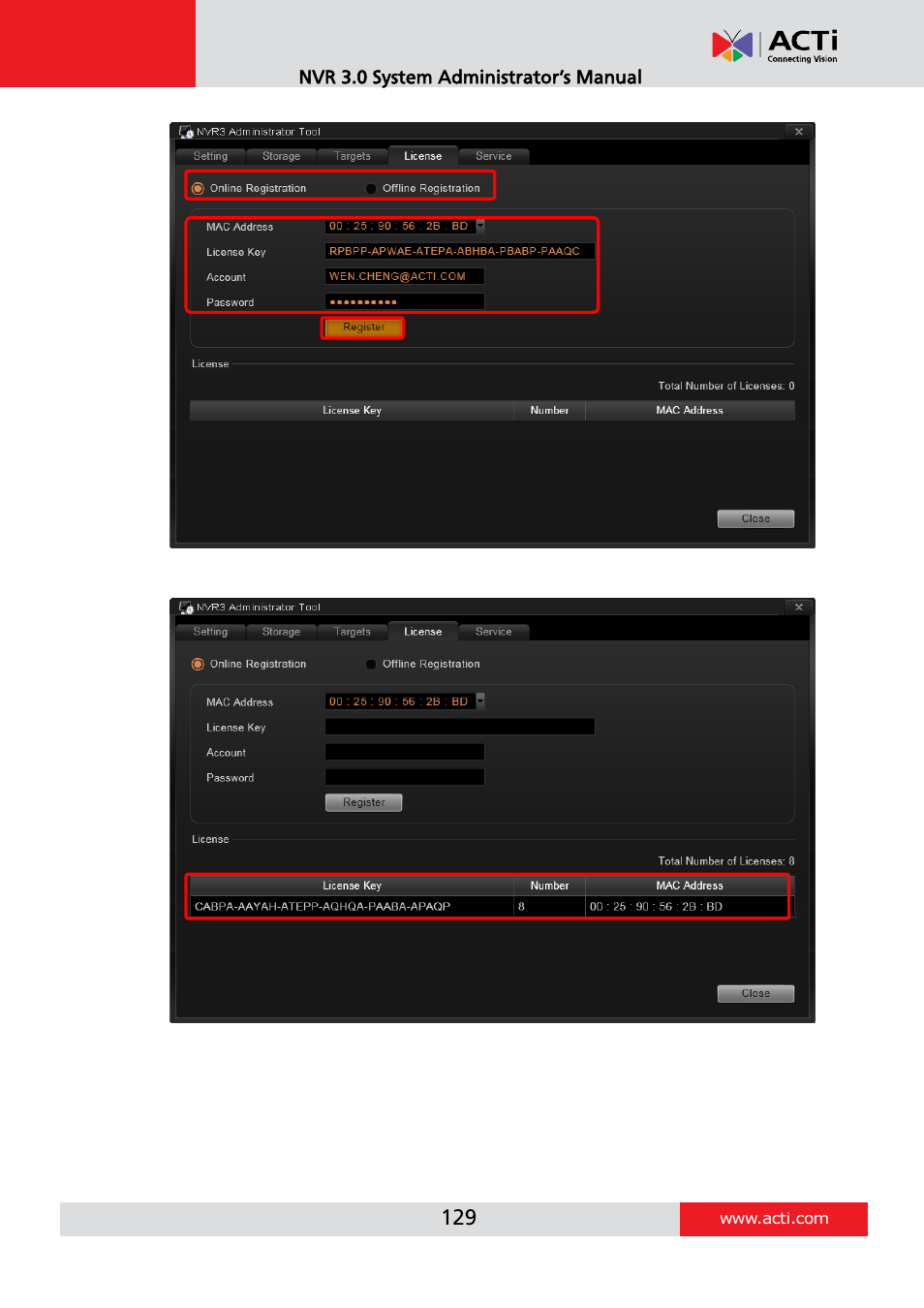 ACTi NVR 3 V3.0.09 User Manual | Page 129 / 131
