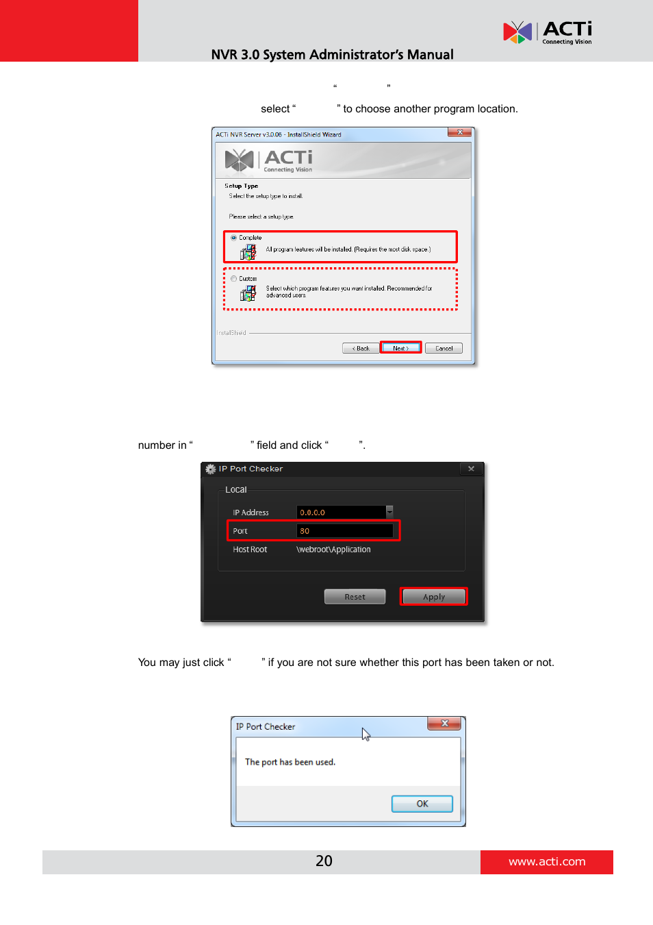 ACTi NVR 3 V3.0.09 User Manual | Page 20 / 131