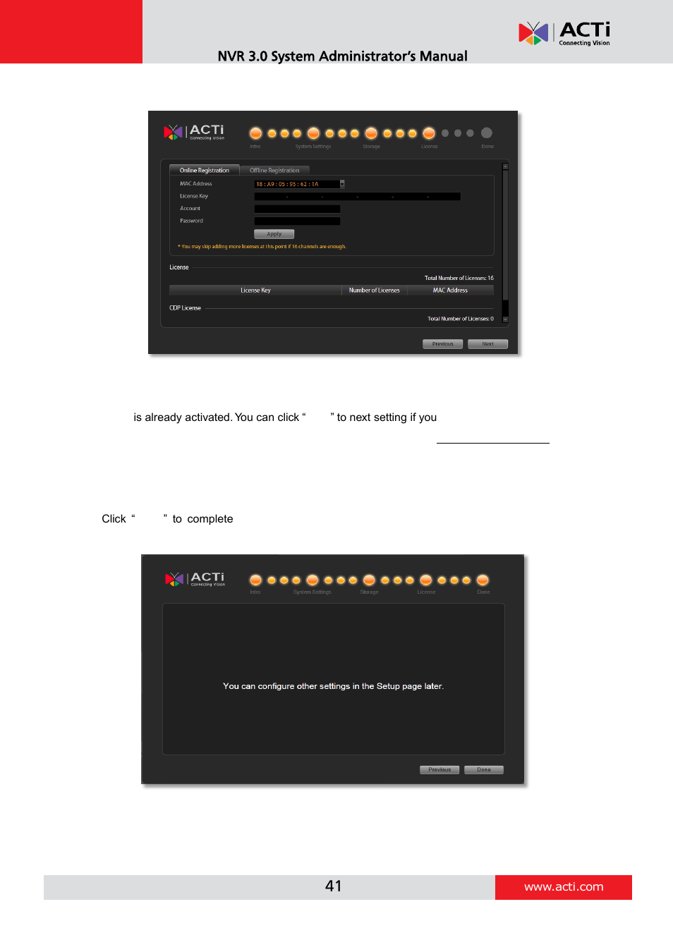 ACTi NVR 3 V3.0.09 User Manual | Page 41 / 131