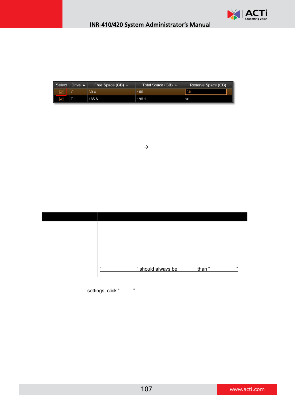 ACTi INR-410 INR-420 V3.0.09 User Manual | Page 107 / 148