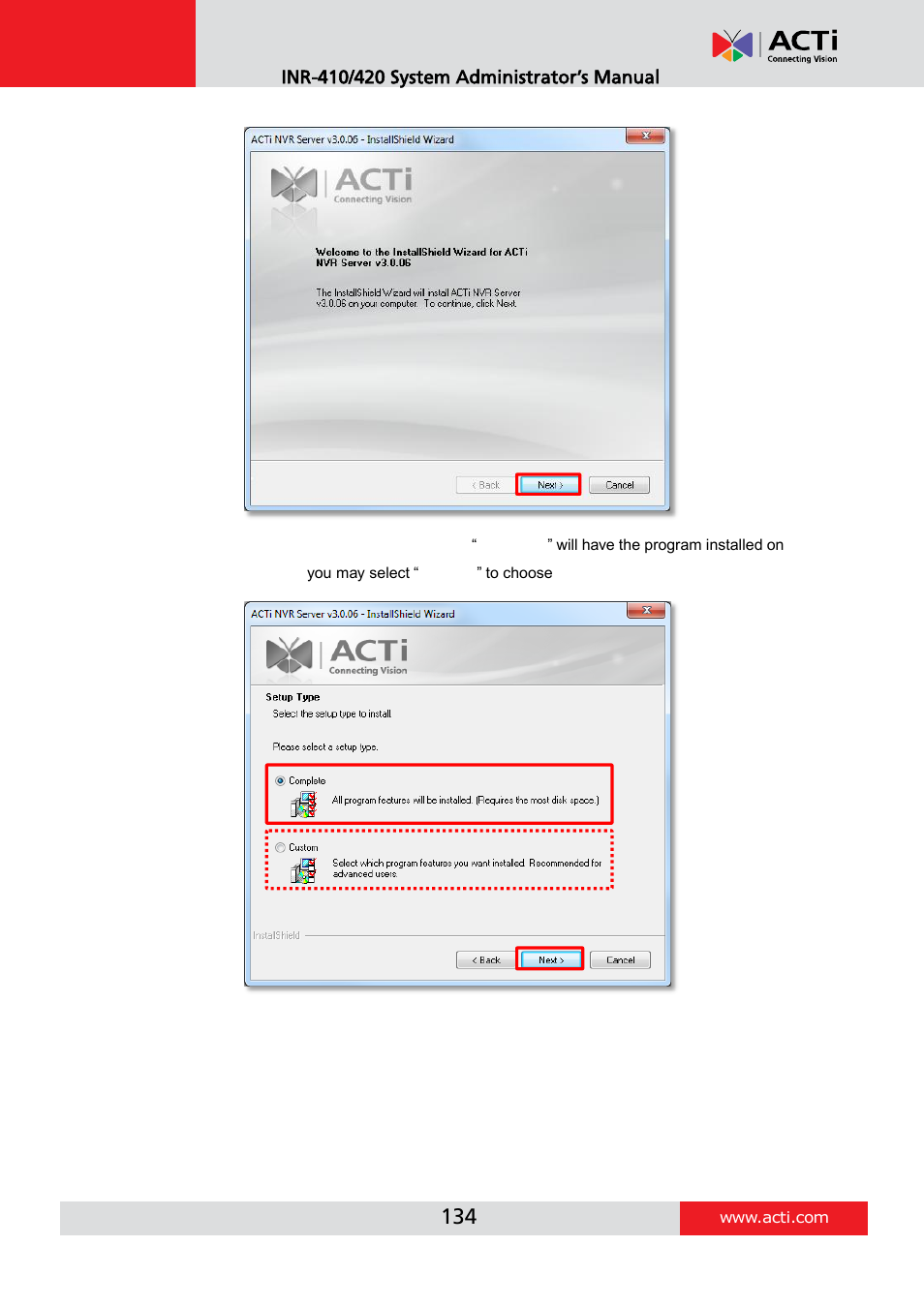 ACTi INR-410 INR-420 V3.0.09 User Manual | Page 134 / 148
