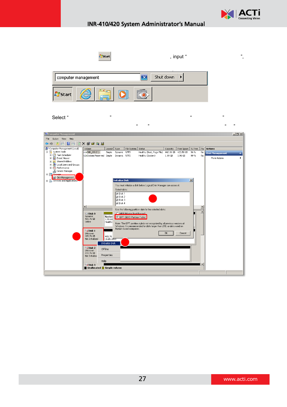 ACTi INR-410 INR-420 V3.0.09 User Manual | Page 27 / 148