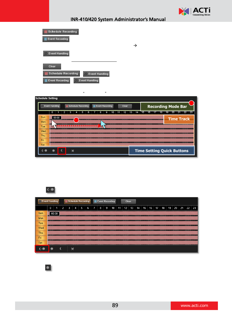 ACTi INR-410 INR-420 V3.0.09 User Manual | Page 89 / 148