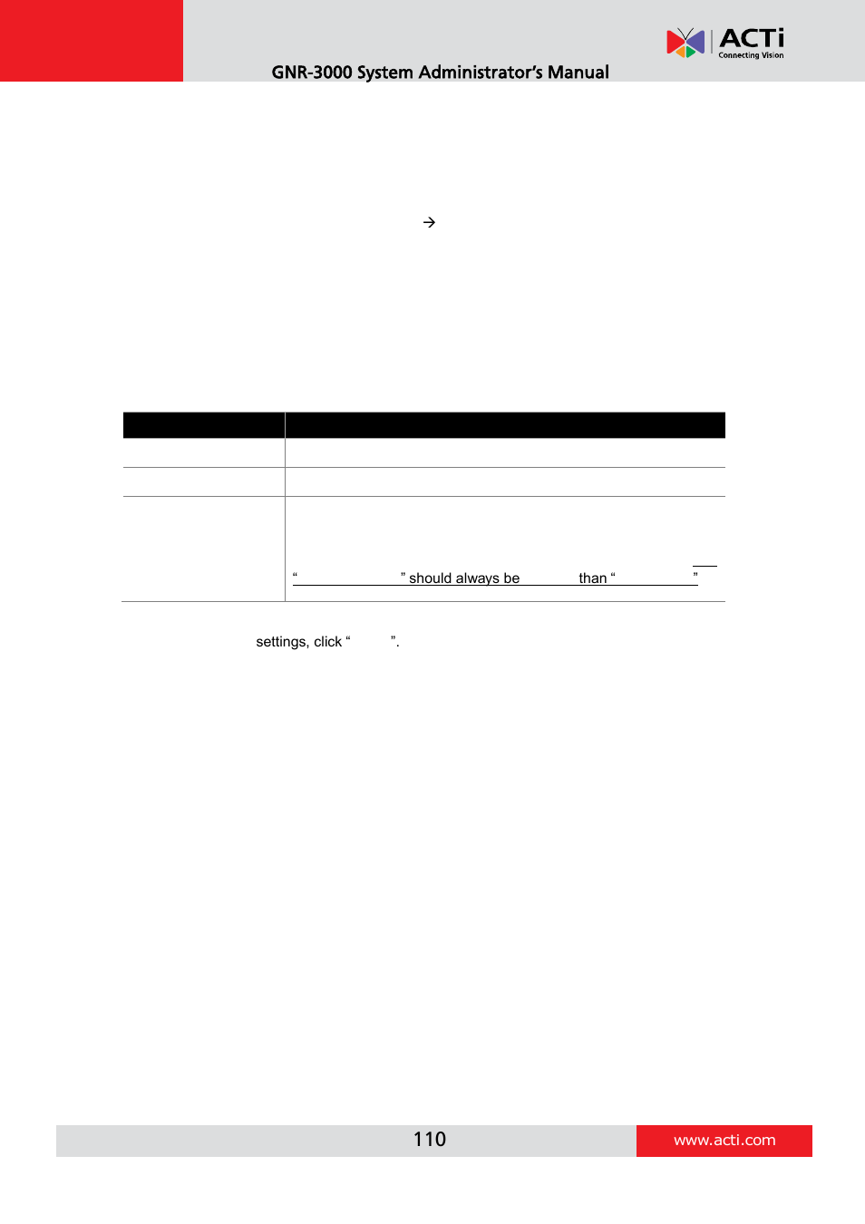 ACTi GNR-3000 V3.0.09 User Manual | Page 110 / 150