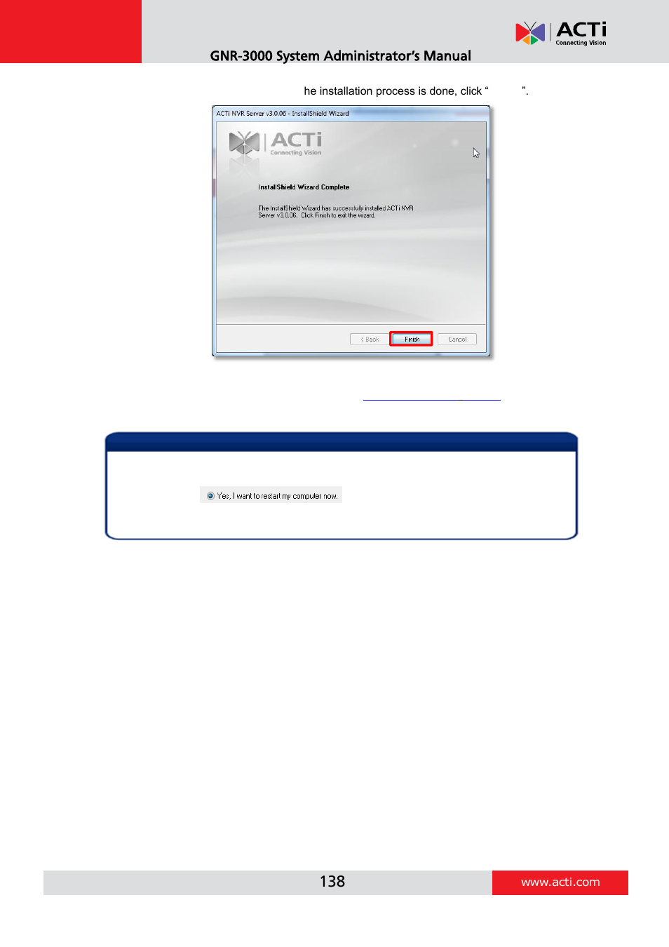 ACTi GNR-3000 V3.0.09 User Manual | Page 138 / 150
