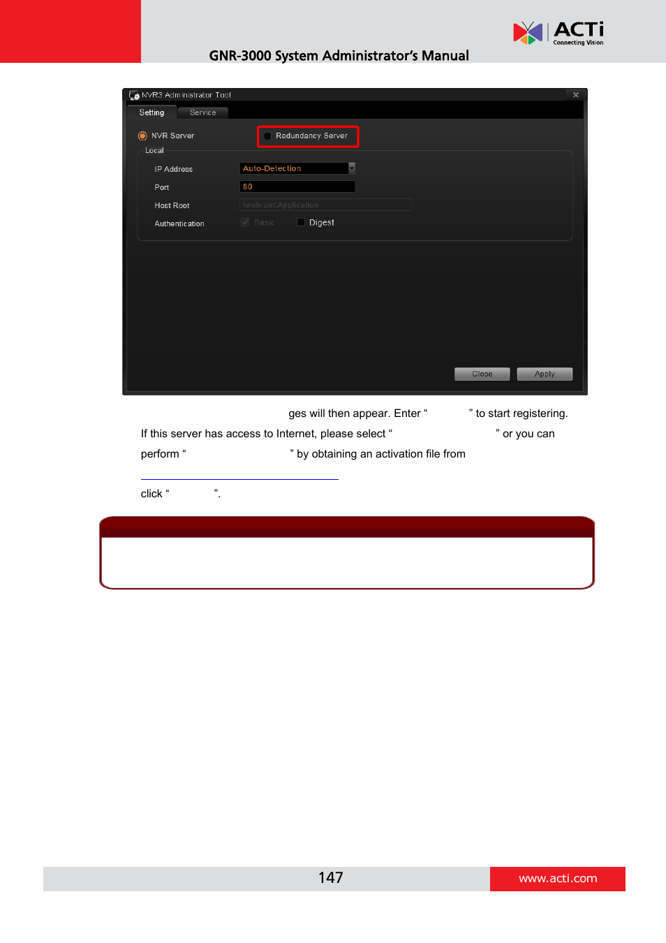 ACTi GNR-3000 V3.0.09 User Manual | Page 147 / 150