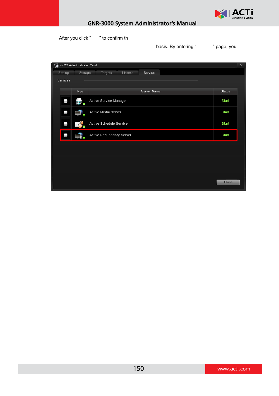 ACTi GNR-3000 V3.0.09 User Manual | Page 150 / 150