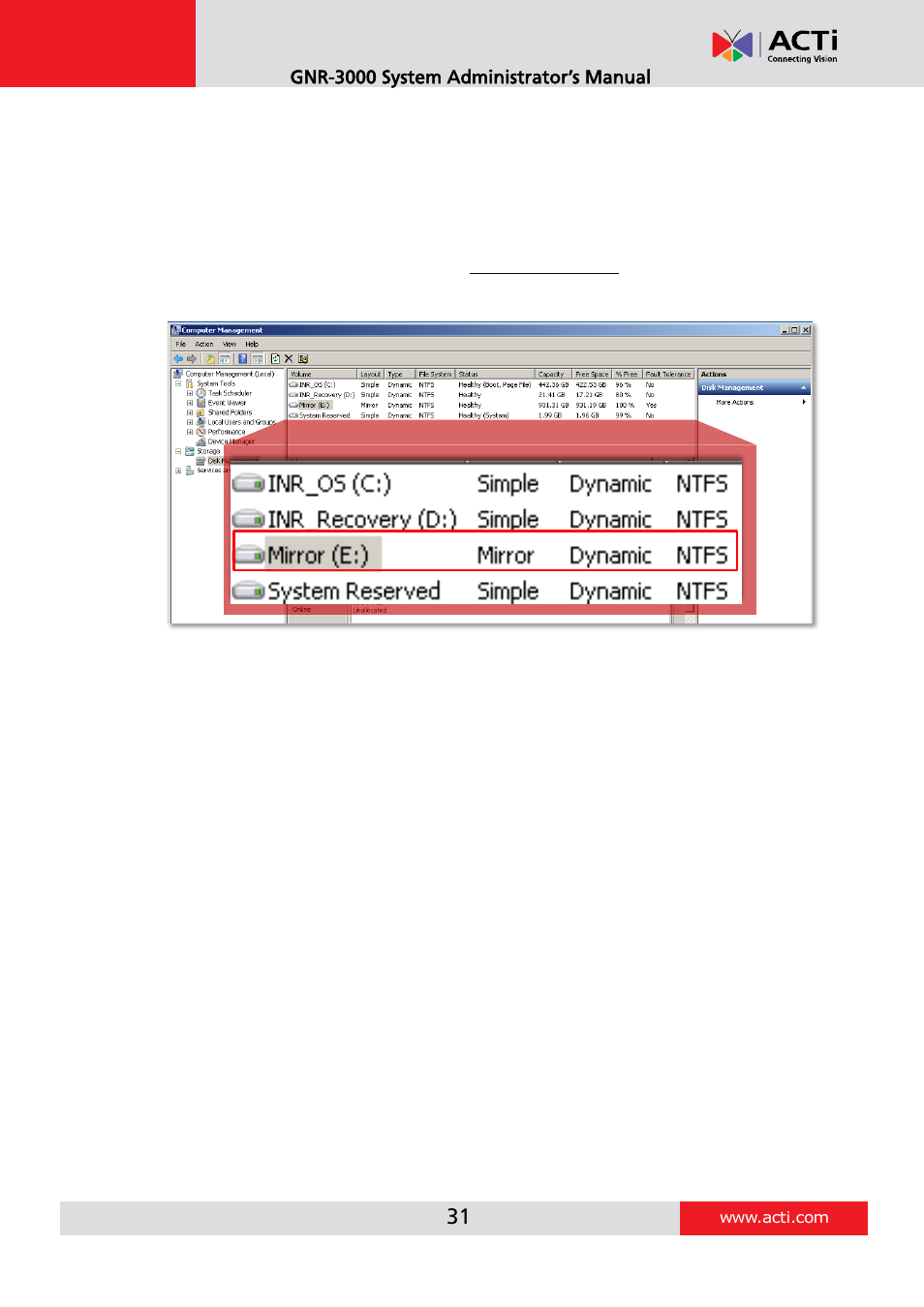 ACTi GNR-3000 V3.0.09 User Manual | Page 31 / 150