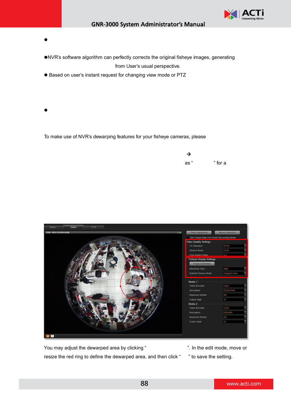 Gnr-3000 system administrator’s manual | ACTi GNR-3000 V3.0.09 User Manual | Page 88 / 150