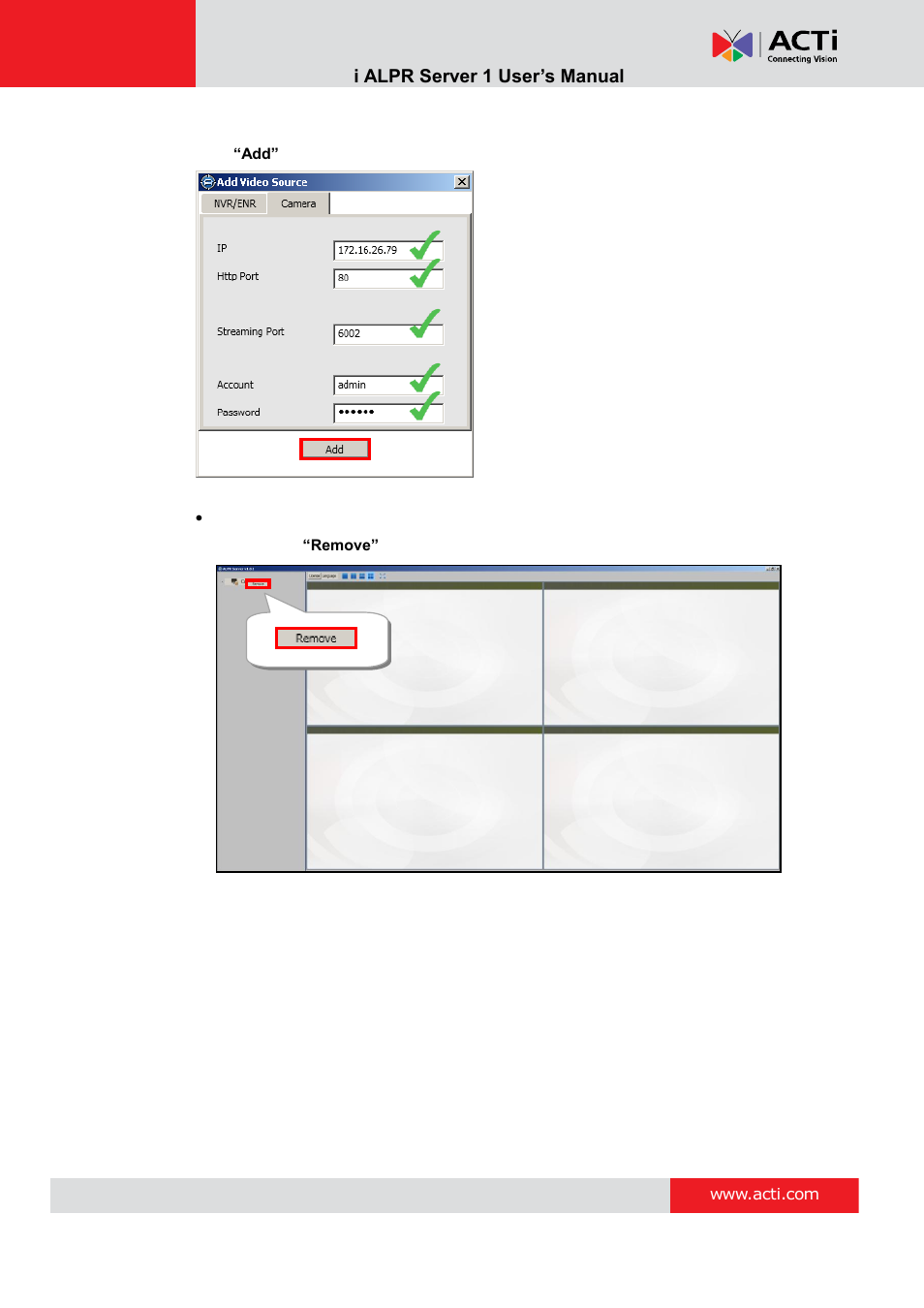 ACTi ALPR Server 1 V1.0.1 User Manual | Page 20 / 40
