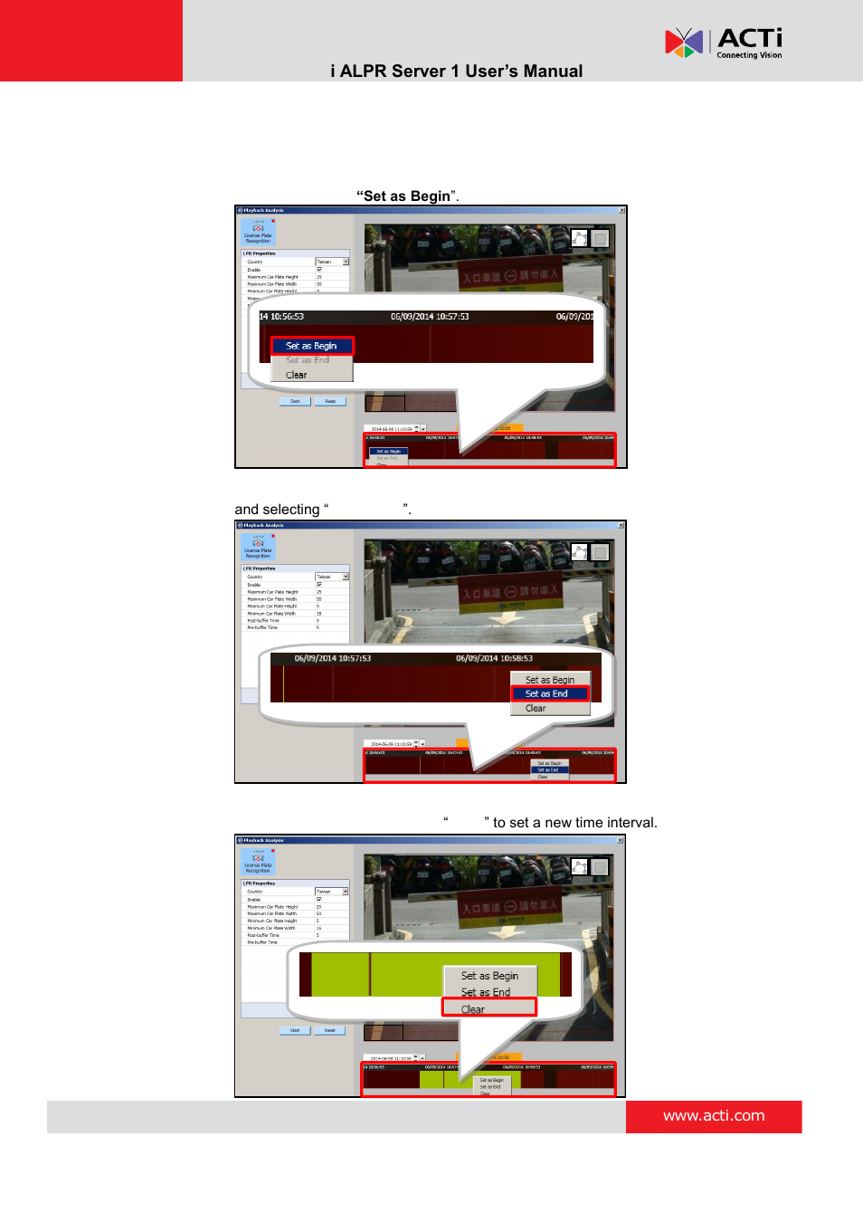 Act i alpr server 1 user’s manual | ACTi ALPR Server 1 V1.0.1 User Manual | Page 25 / 40
