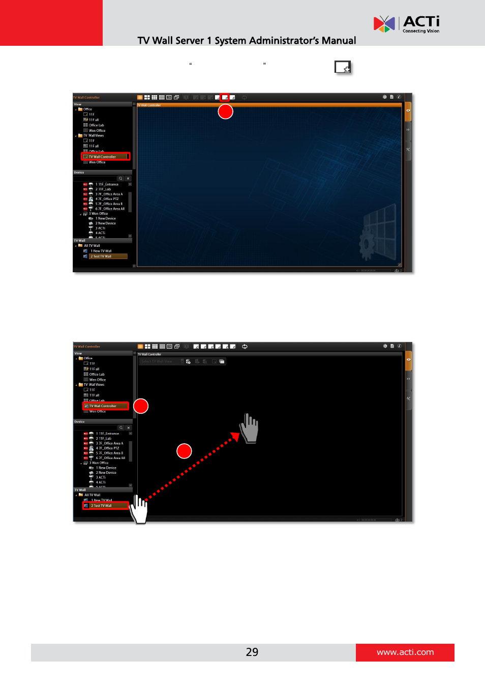 ACTi TV Wall Server 1 V1.0.05 User Manual | Page 29 / 35