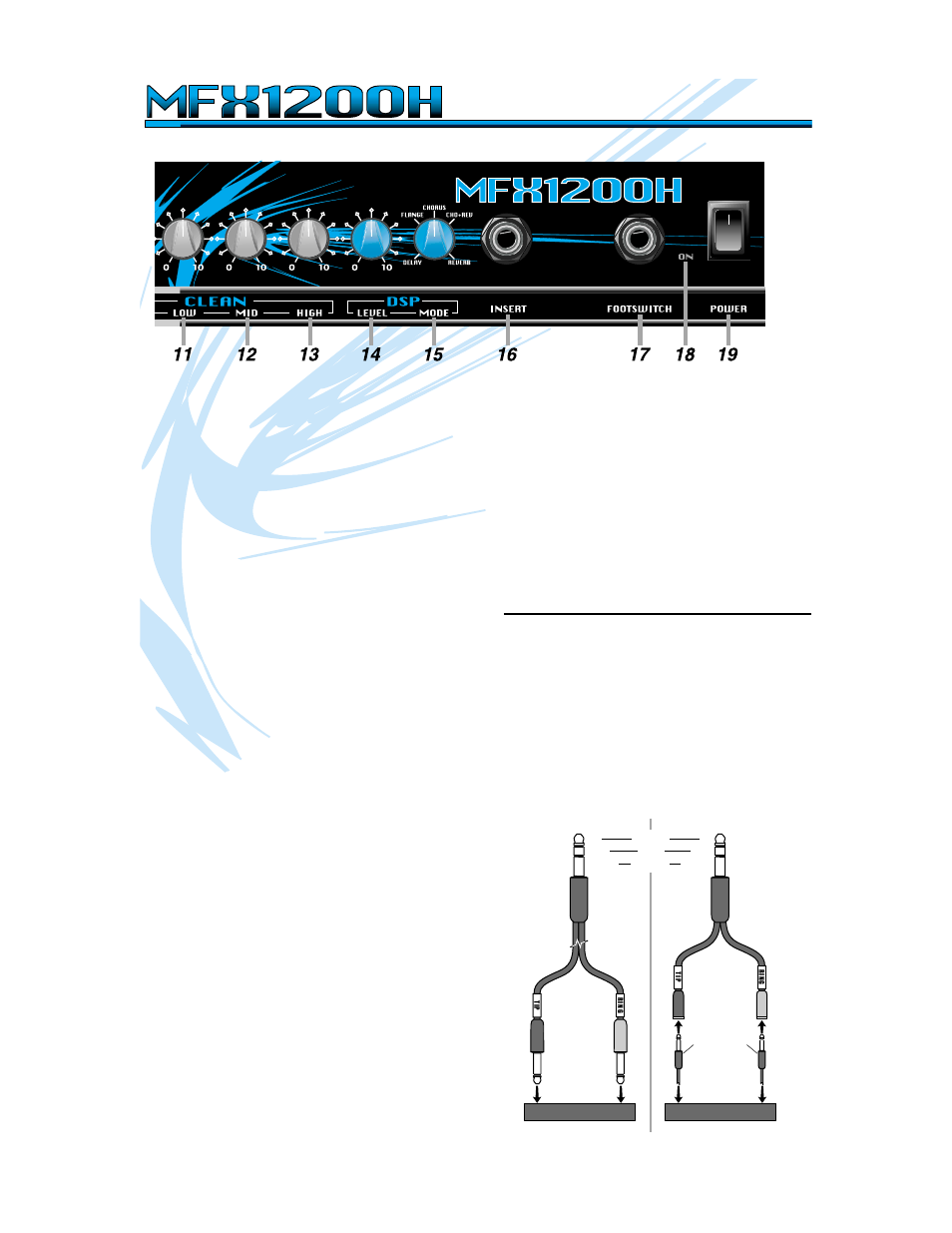 Guitar amplifier | Crate Amplifiers MFX1200 User Manual | Page 5 / 8