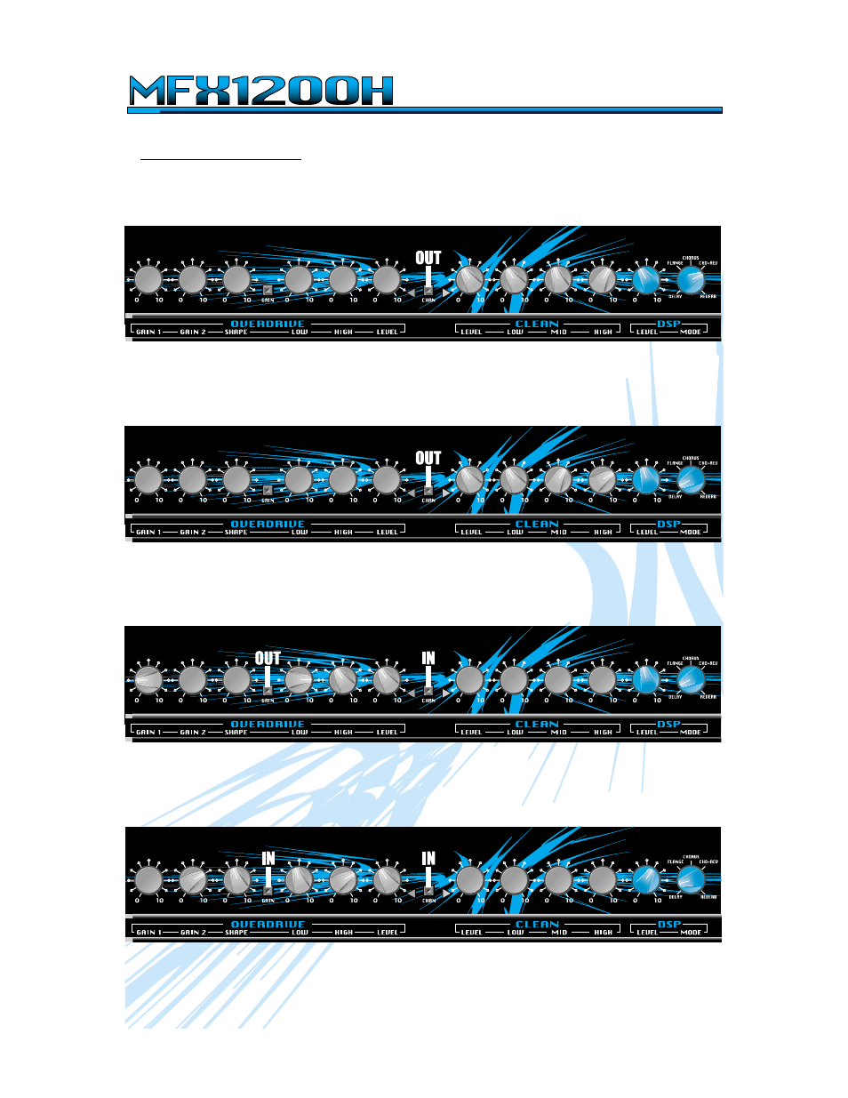 Guitar amplifier | Crate Amplifiers MFX1200 User Manual | Page 6 / 8