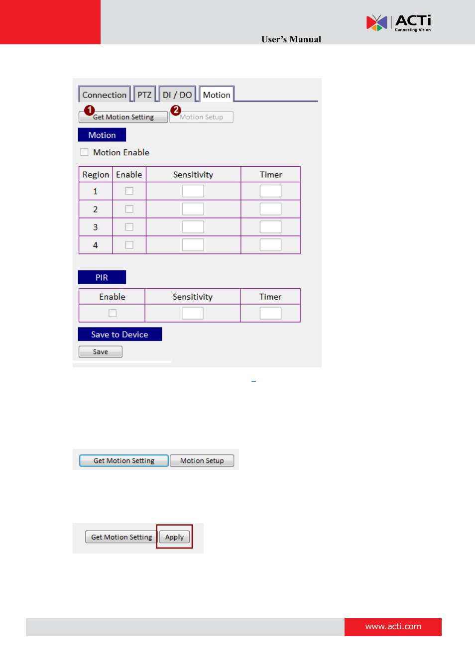 Streaming explorer user’s manual | ACTi Streaming Explorer V.2.1.09 User Manual | Page 12 / 14