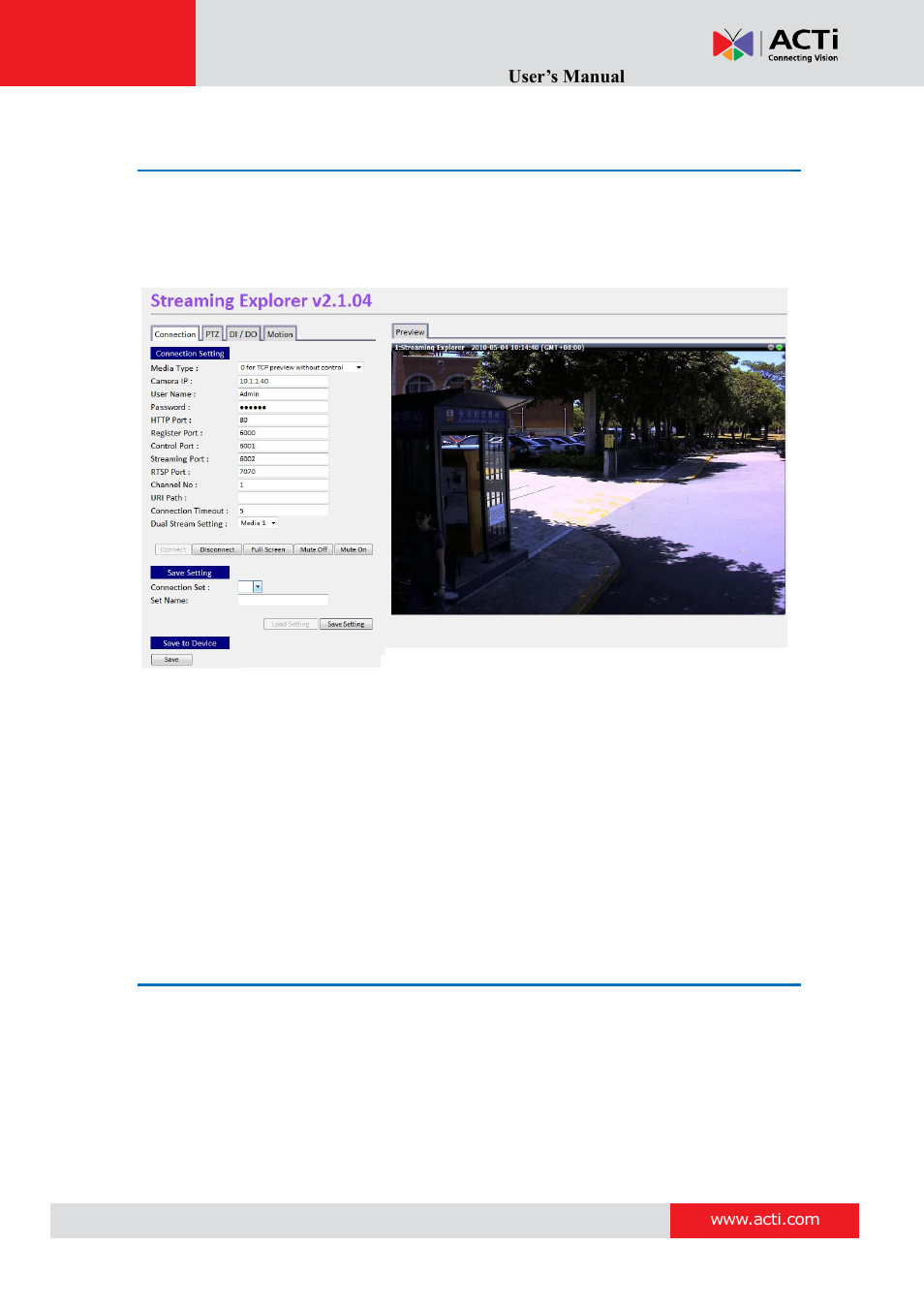 Overview, Installation | ACTi Streaming Explorer V.2.1.09 User Manual | Page 2 / 14