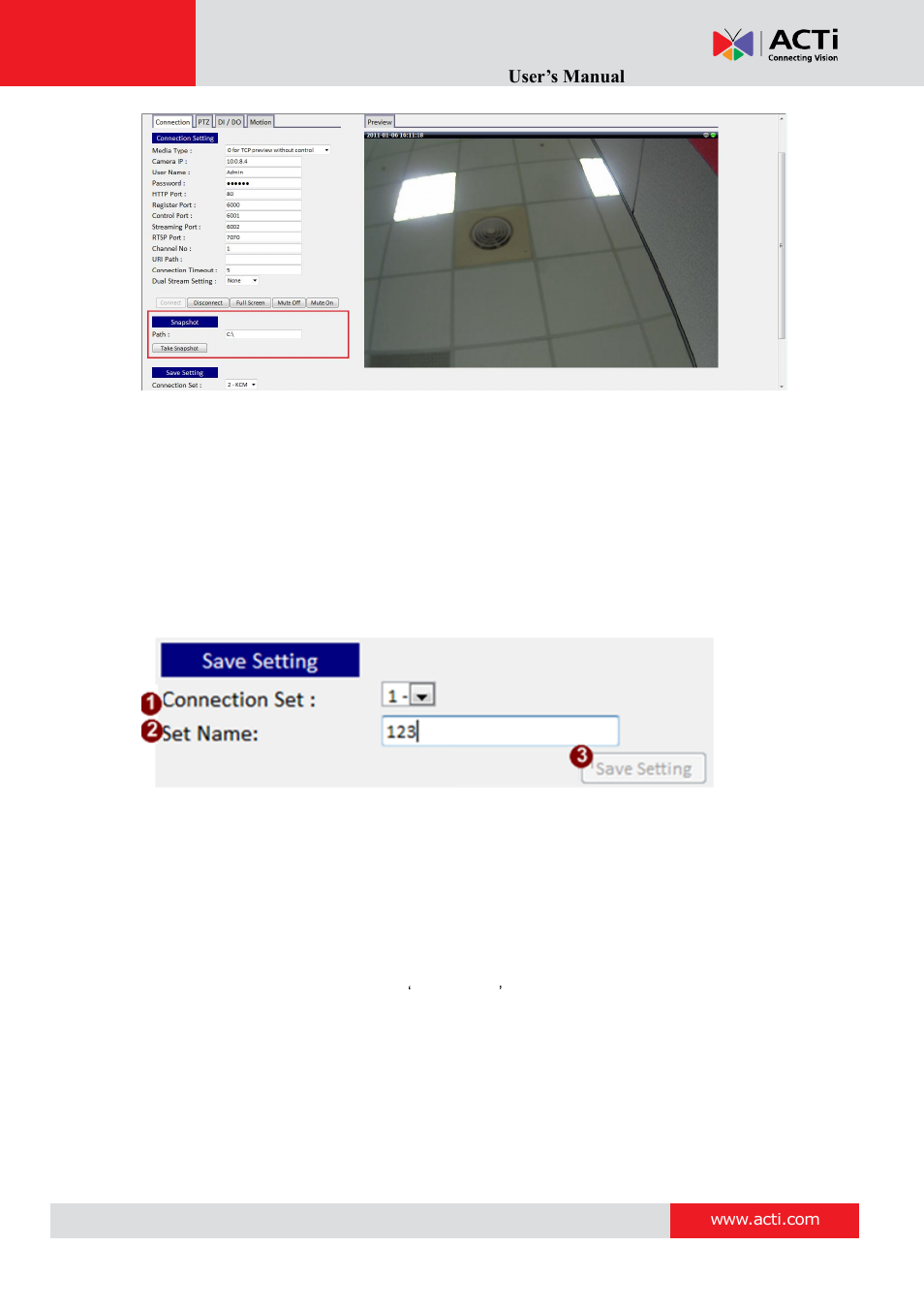ACTi Streaming Explorer V.2.1.09 User Manual | Page 5 / 14