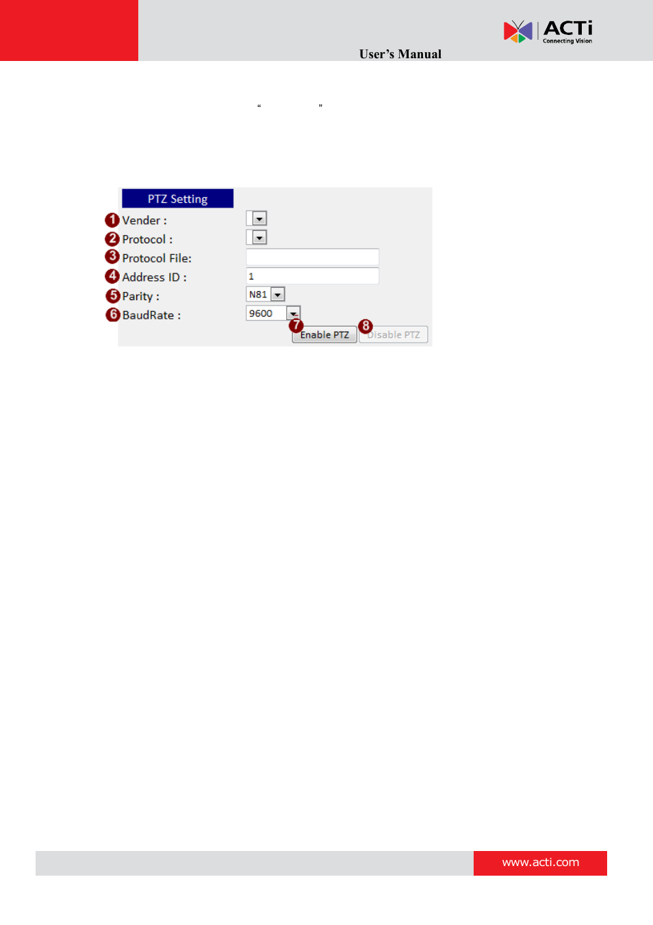 Streaming explorer user’s manual | ACTi Streaming Explorer V.2.1.09 User Manual | Page 7 / 14
