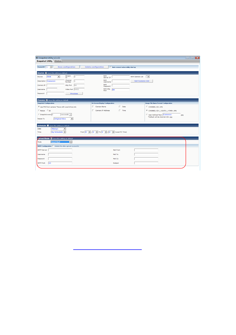 Send mail, Igure | ACTi Snapshot Utility V.2.1.06 User Manual | Page 14 / 16