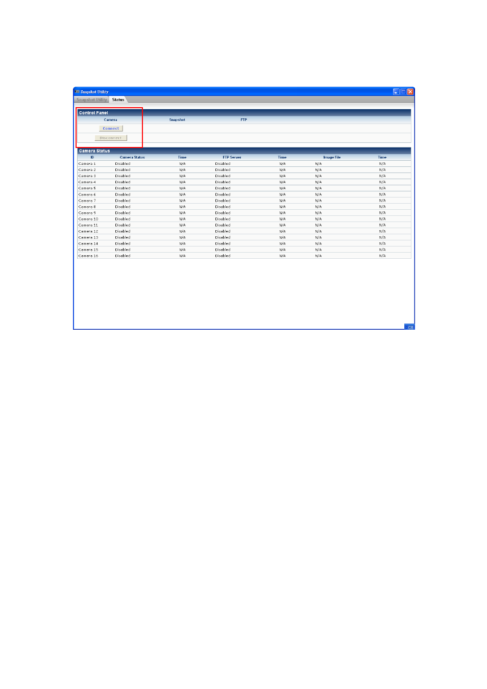 Step6.start snapshot, Tart, Napshot | Igure | ACTi Snapshot Utility V.2.1.06 User Manual | Page 15 / 16