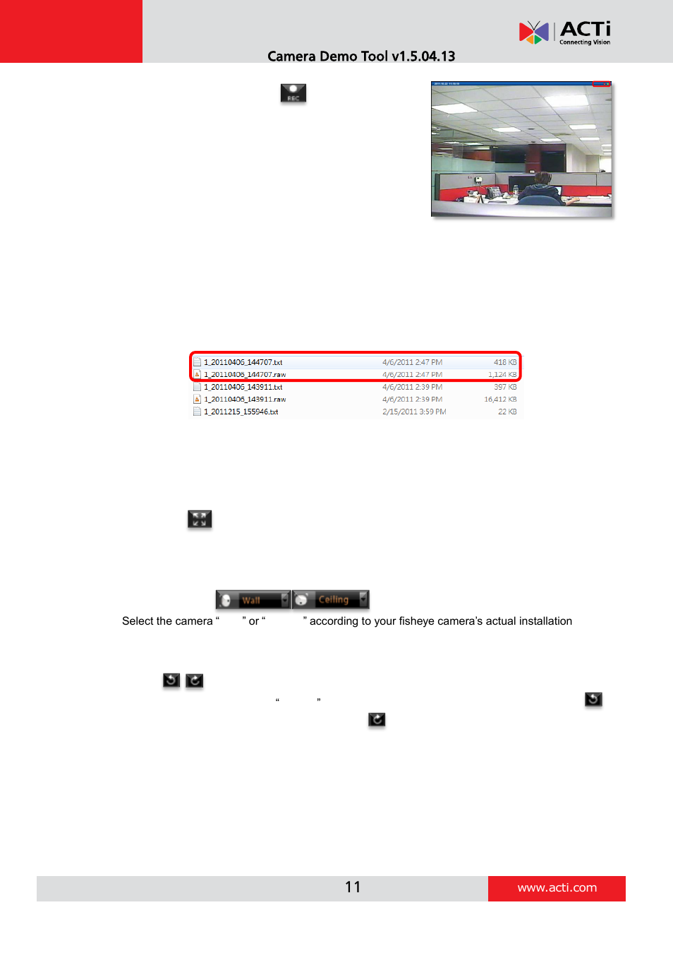 ACTi Camera_Demo_Tool V1.5.04.13 User Manual | Page 11 / 18