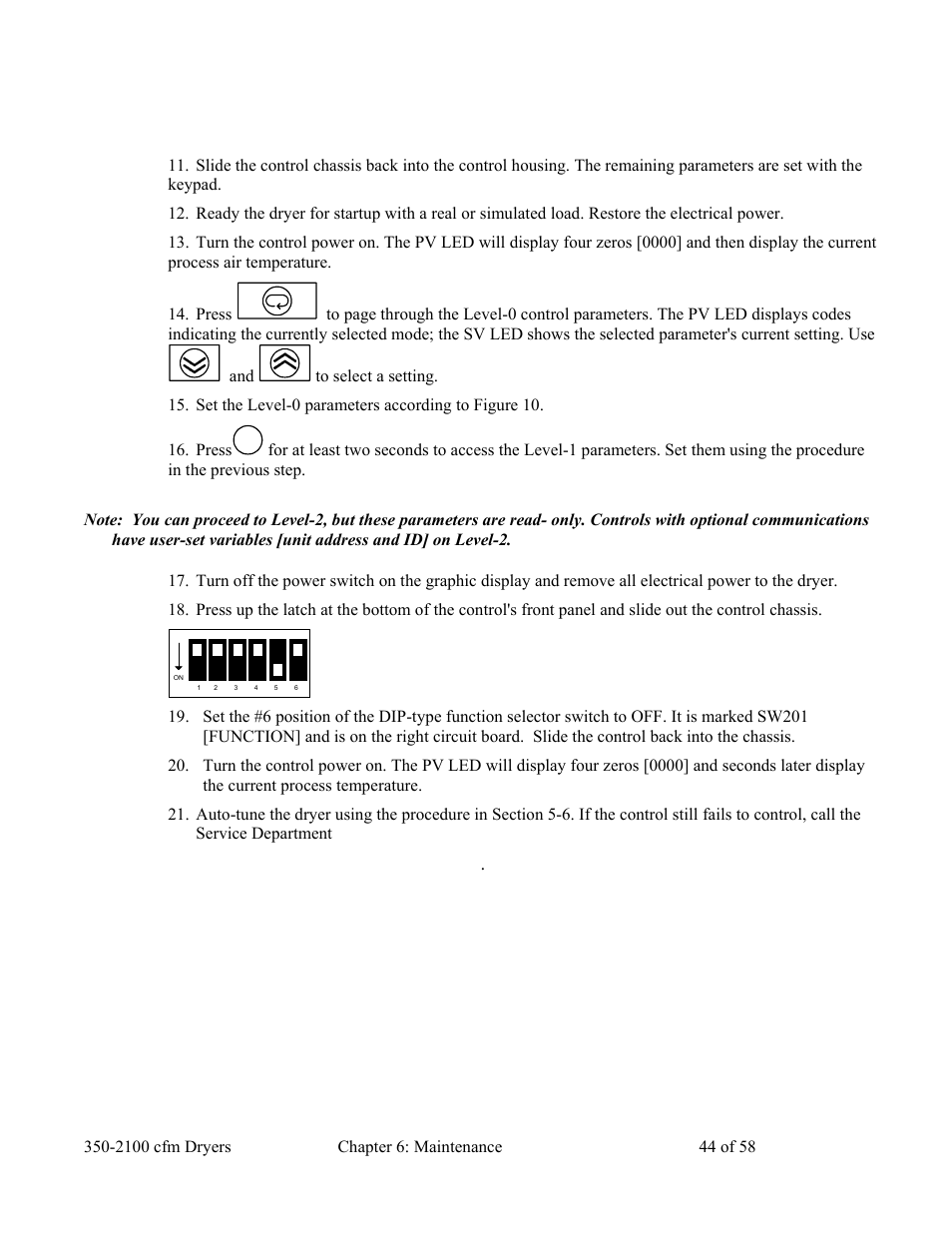 AEC WD 350 through WD3000 Dehumidifying Dryers User Manual | Page 45 / 59