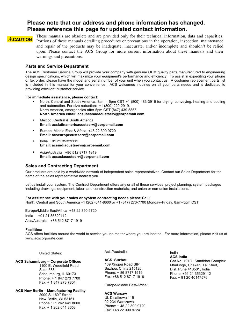 AEC AP Series Large Dehumidifying Dryer User Manual | Page 2 / 100