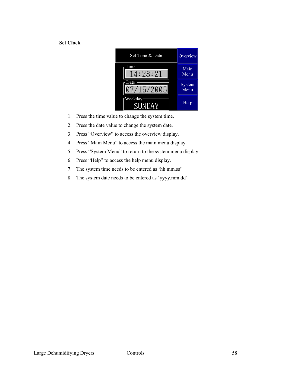 AEC AP Series Large Dehumidifying Dryer User Manual | Page 59 / 100